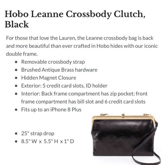 Hobo Leanne Crossbody Clutch